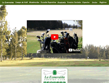 Tablet Screenshot of golflaesmeralda.com.mx